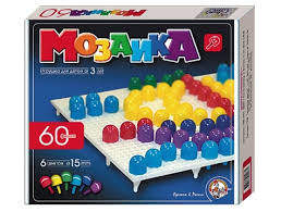 Мозаика d15/6цветов/60шт/1поле/230х200х35 00963