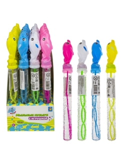 Мыльные пузыри колба с игрушкой "Дельфин" 50 мл Т19887