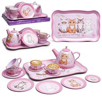 Набор посуды "Кошечка" H536