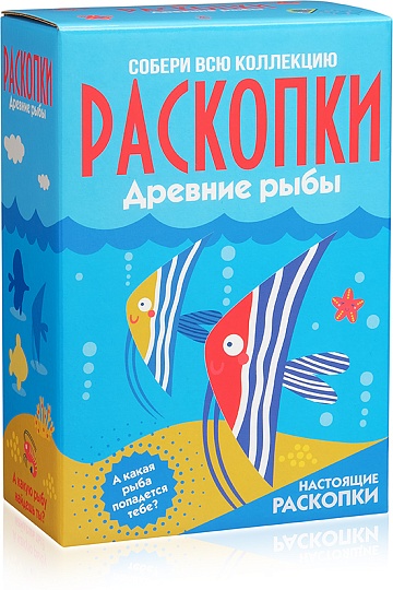 Большой набор для проведения раскопок "Рыбы"