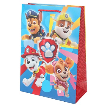 Пакет подарочный  Щенки  22х31 см 400363