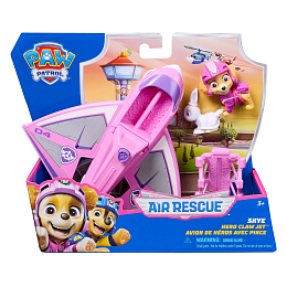 Щенячий патруль. Игровой набор Air Rescue, машинка с фигуркой Скай. Paw Patrol 64592