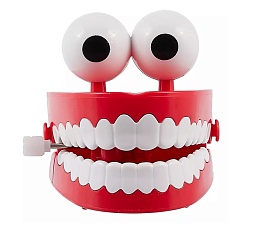 Заводные зубы с глазами SY-168