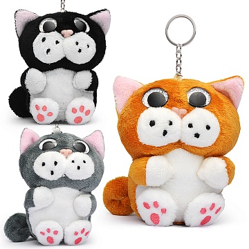 Брелок мягкий "Кот" 8 см. М1350