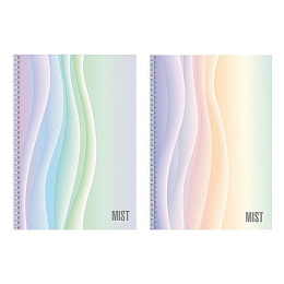 Тетрадь 96л А4ф клетка перфорация на отрыв 60-65г/кв.м на гребне  -Mist- 090096