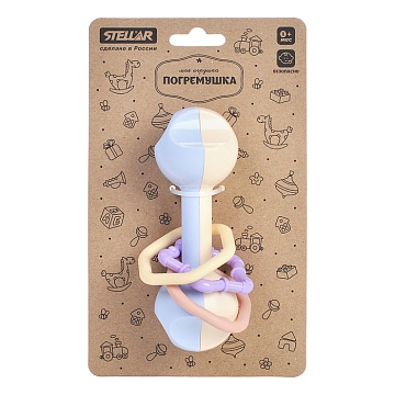 Погремушка «Гантелька». Коллекция «Зефир» 02185