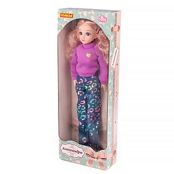 Кукла "Александра" (55 см) в белорусском костюме (в коробке) 28390