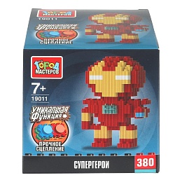 Конструктор 3D сборная фигурка супергерои в броне, 380 дет. 405764