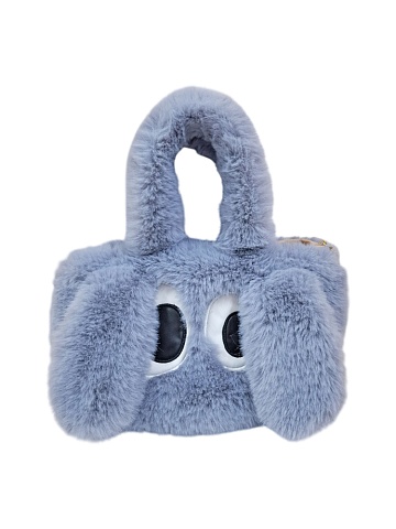 Сумка пушистая с глазками 