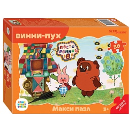 Контурный макси пазл 30 