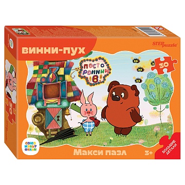 Контурный макси пазл 30 "Винни Пух" 64001