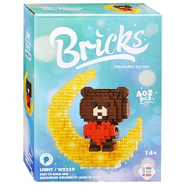 Конструктор мишка на луне 402дет W2239