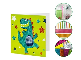 Алмазная мозаика, Открытка своими руками 