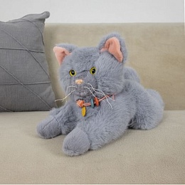 Мягкая игрушка Кот серый 35см JX603521801GR