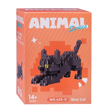 Конструктор кошка голубая 625-11
