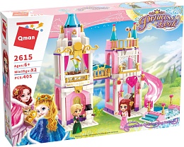 КОНСТРУКТОР 2615 Princess Leah Snowflake Overlooking House 405 дет.