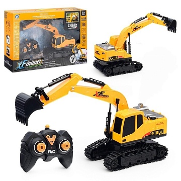 Машина "Гусеничный экскаватор" р/у, 27 MHz, в коробке 789-410B