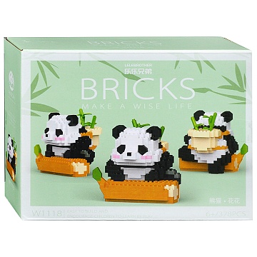 Конструктор панда 378дет W1118