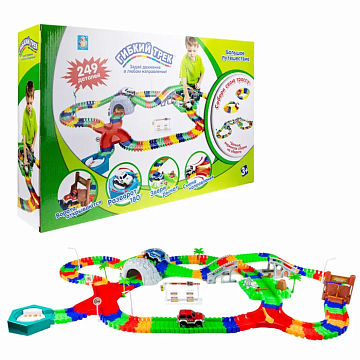 Гибкий трек Большое путешествие 239 деталей Т59347