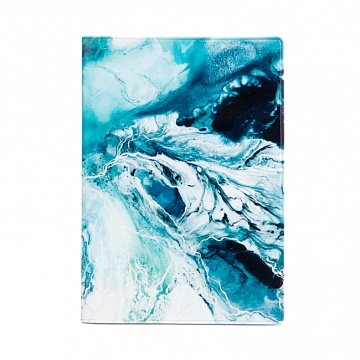 Обложка для паспорта "Абстракция океан"