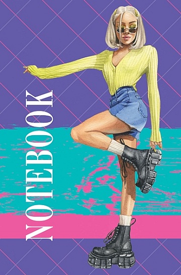 Блокнот 48л А7ф 65х100мм  серия -Zoomer-girl-  078596