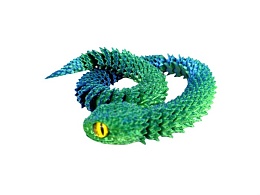 Змея маленькая в пакете фигурка 3Д в асс. 00-6480