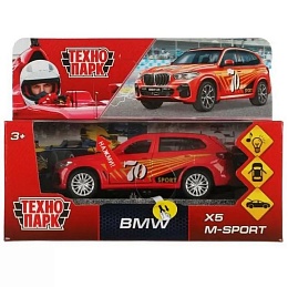 Машина металл свет-звук BMW X5 M-SPORT 12 см, двери, багаж 319003