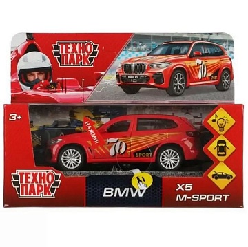 Машина металл свет-звук BMW X5 M-SPORT 12 см, двери, багаж 319003