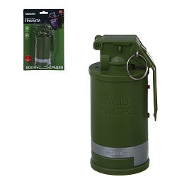 Граната игрушечная с дымом, свет, звук BT0041