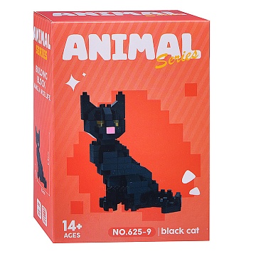 Конструктор кошка черная 625-9