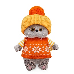 Басик BABY в жилете и шапочке с помпоном BB-160