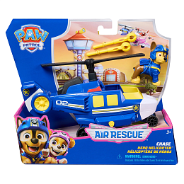 Щенячий патруль. Игровой набор Air Rescue, машинка с фигуркой Чейз. Paw Patrol 64593