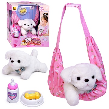 Игровой набор "Собачка" с переноской и аксессуарами, в коробке 933-90E