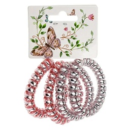 Lukky Fashion набор резинок для волос, спираль 4 шт Т24087