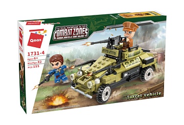 КОНСТРУКТОР 1731-4 Turret Vehicle 155 дет