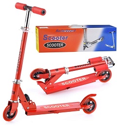 Самокат 2-х кол., красный, колёса PVC/90 мм., ABEC 7 U038148Y 