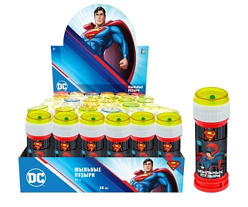 Мыльные пузыри "Superman" 60 мл, 36 шт Т22254