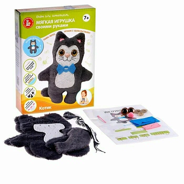 Набор для творчества. Мягкая игрушка своими руками "Котик" 04734