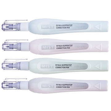 Ручка-корректор Hatber Mist  7ml с гибрид.наконечником с колпачком и клипом 081346