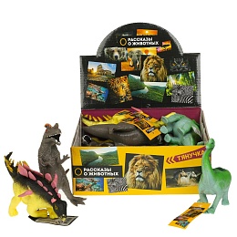 Динозавр-тянучка в ассортименте в дисплее 125139