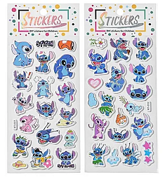 Наклейки декоративные УШАСТИК, 10.5*25 см, 6 дизайнов M-20628