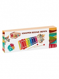 Ксилофон Веселые зверята, в ассорт. 76628