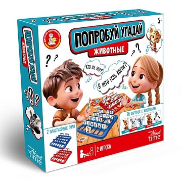 Игра настольная "Попробуй угадай. Животные" Active time 70041