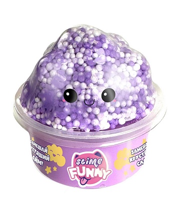 Funny Slime, слайм с вложениями, облачко SLM102