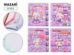 Блокнот КОШЕЧКИ 9х12.4 см, 80 л M-3204