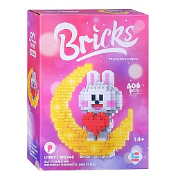 Конструктор Лунный кролик (406 дет.) в коробке W2240