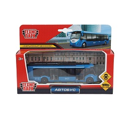 Машина металл АВТОБУС новый, 15 см, двери, инерц., кор 394767