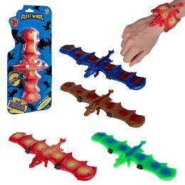Flexi Wings 2 в 1 Супертянучка + Слэп-браслет в виде дракона, цвет в асс Т24571