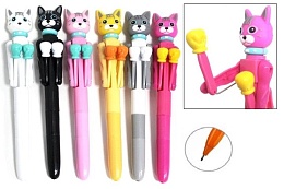 Ручка шариковая BOXING CAT, СИНЯЯ, M-7880-70