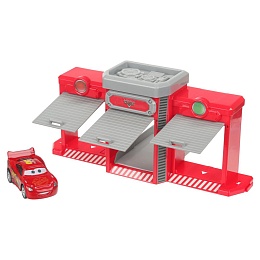 Игрушка пластик ворота+1 машинка, тачки 403545